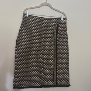 Elegant Black and Cream Women's Skirt